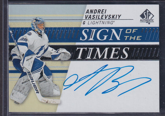 ANDREI VASILEVSKIY - 2019 SP Authentic Sign of the Times Auto #SOTT-AV