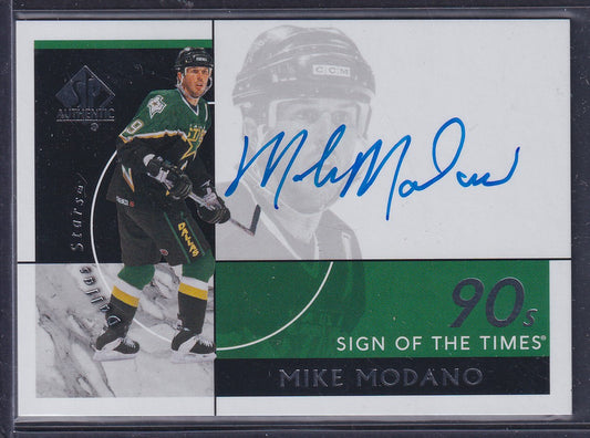 MIKE MODANO - 2018 SP Authentic Sign of the Times 90s Auto #ST90-MM