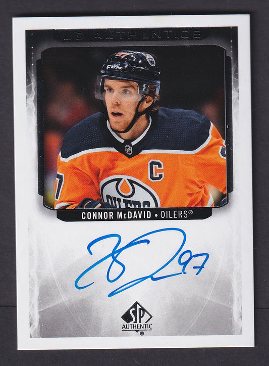 CONNOR MCDAVID - 2020 SP Authentic UD Authentics Auto #UDA-CM, SSP