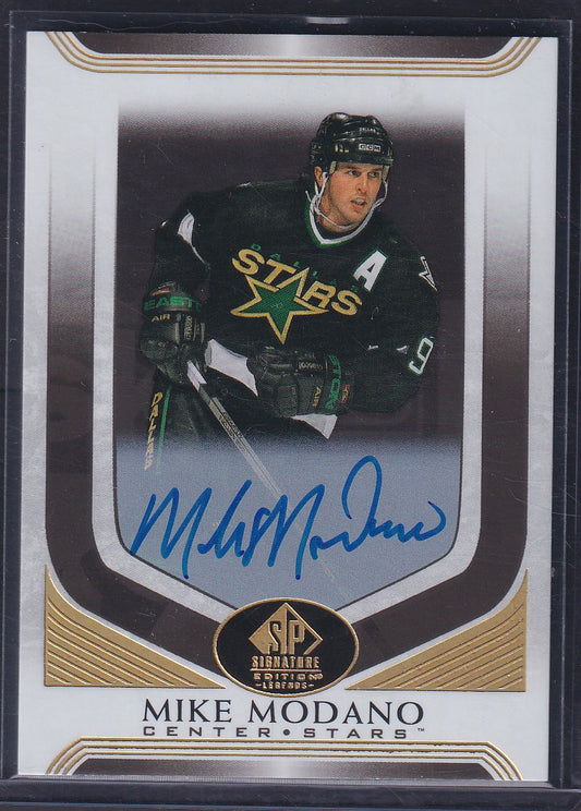 MIKE MODANO - 2020 SP Signature Edition Series Auto #322, SSP