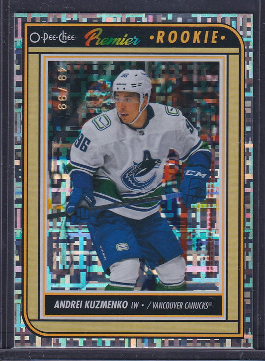 ANDREI KUZMENKO - 2022 O-Pee Chee Premier Rookie #P-100, /99