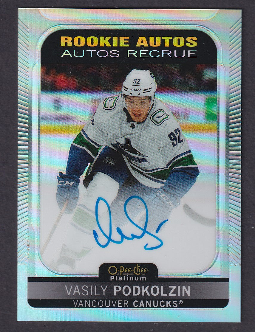 VASILY PODKOLZIN - 2021 O-Pee-Chee Rookie Autos RAINBOW #R-VP