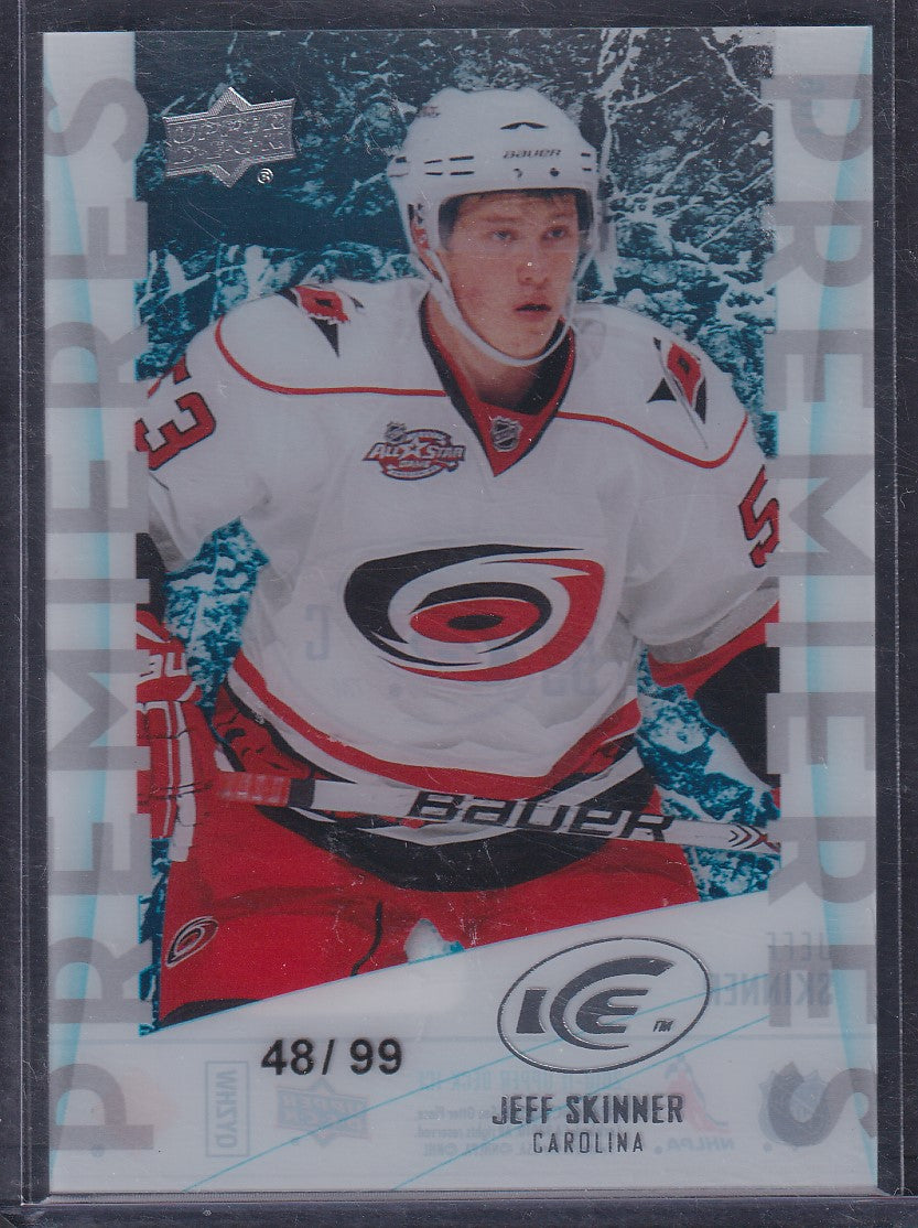 JEFF SKINNER - 2010 Upper Deck Ice Premieres #108, /99