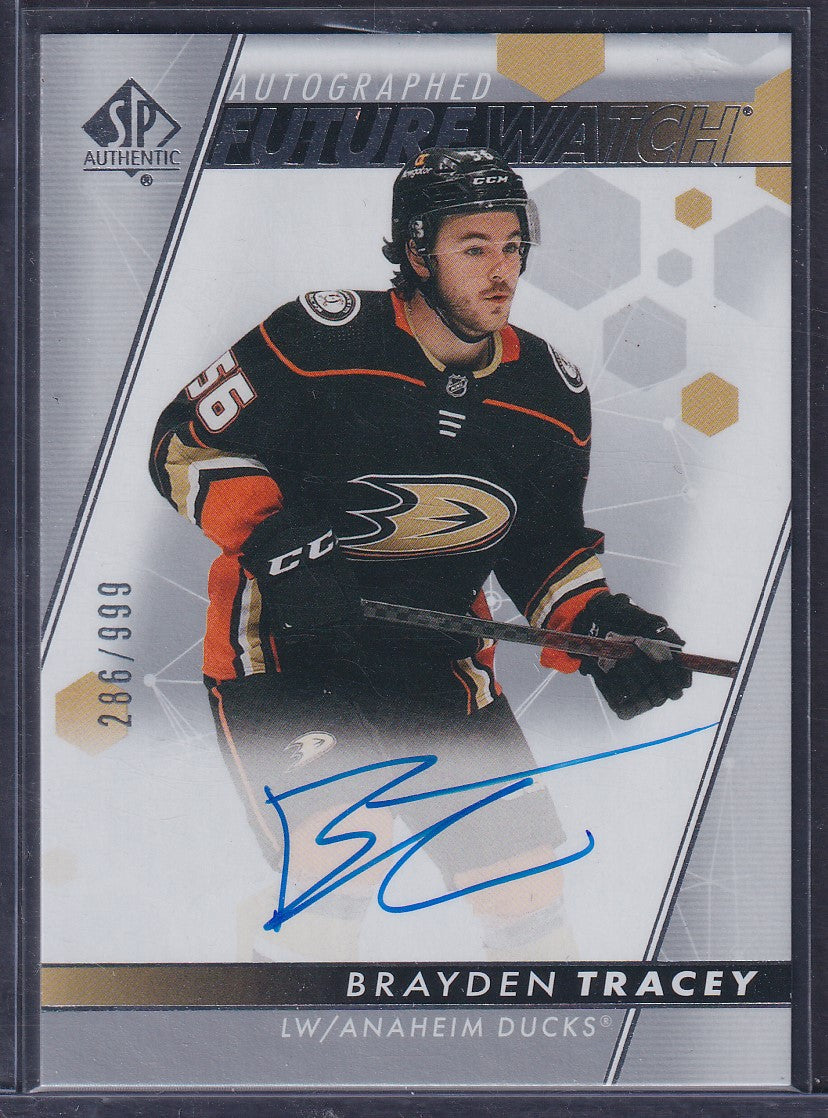 BRAYDEN TRACEY - 2022 SP Authentic Future Watch Auto #110, /999