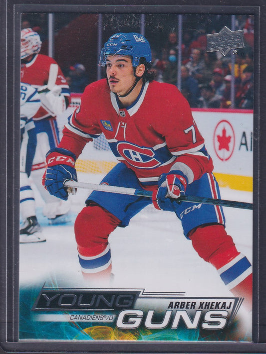 ARBER XHEKAJ - 2022 Upper Deck Young Guns #490