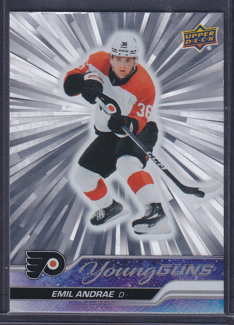 EMIL ANDRAE - 2023 Upper Deck Young Guns SILVER OUTBURST #466