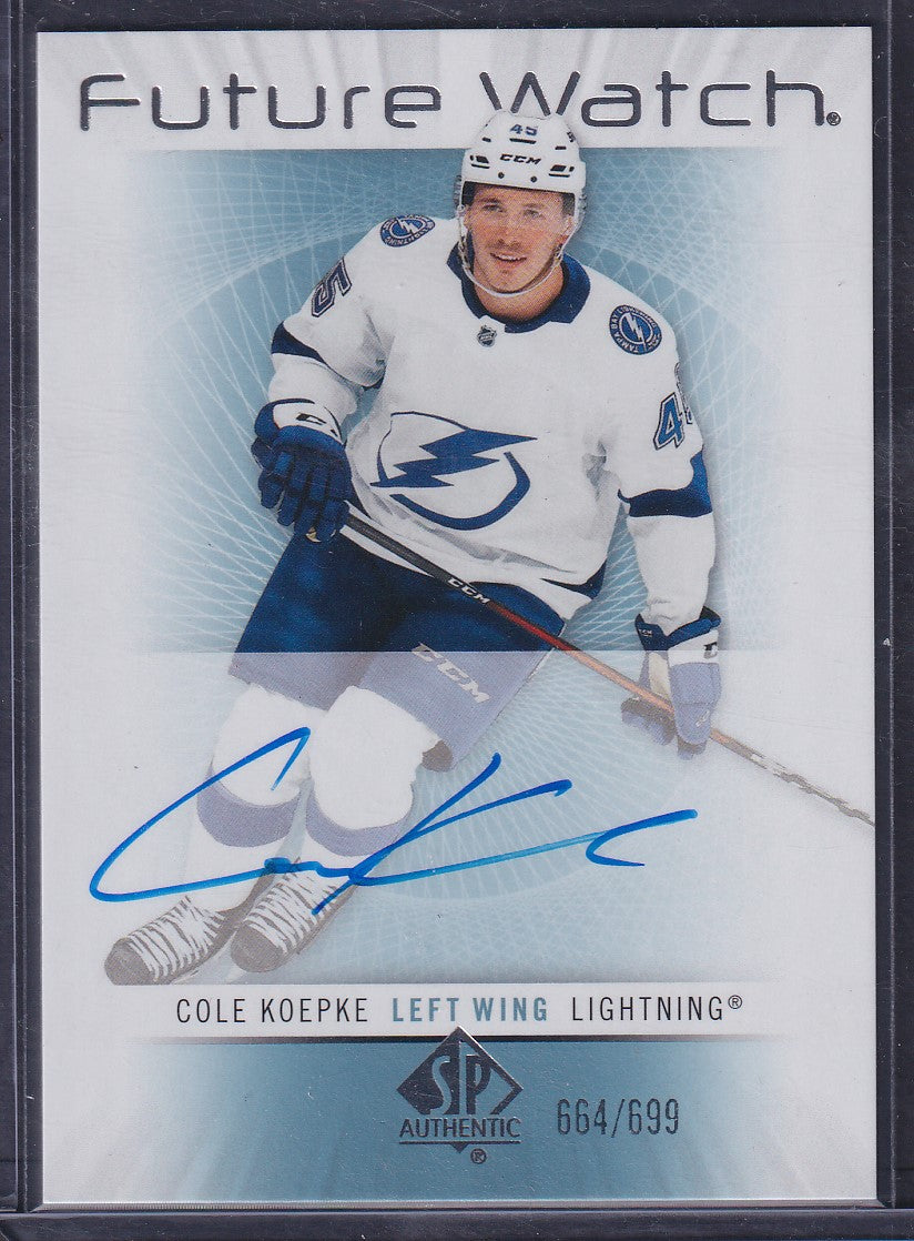 COLE KOEPKE - 2022 SP Authentic Future Watch Auto #RFWA-CK, /699