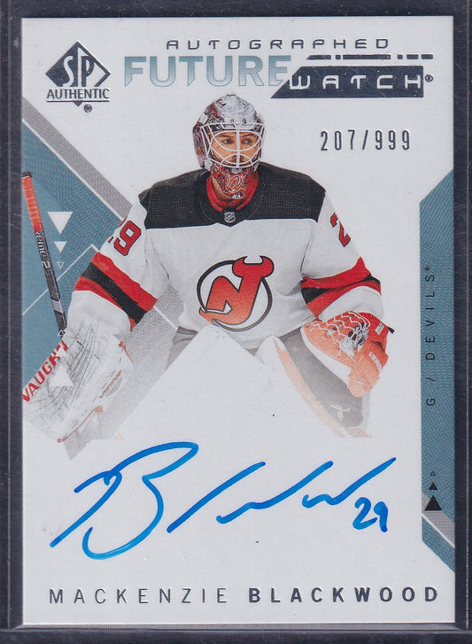 MACKENZIE BLACKWOOD - 2018 SP Authentic Future Watch Auto #176, /999