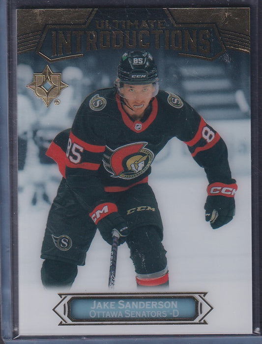 JAKE SANDERSON - 2022 Upper Deck Ultimate Introductions #UI-38