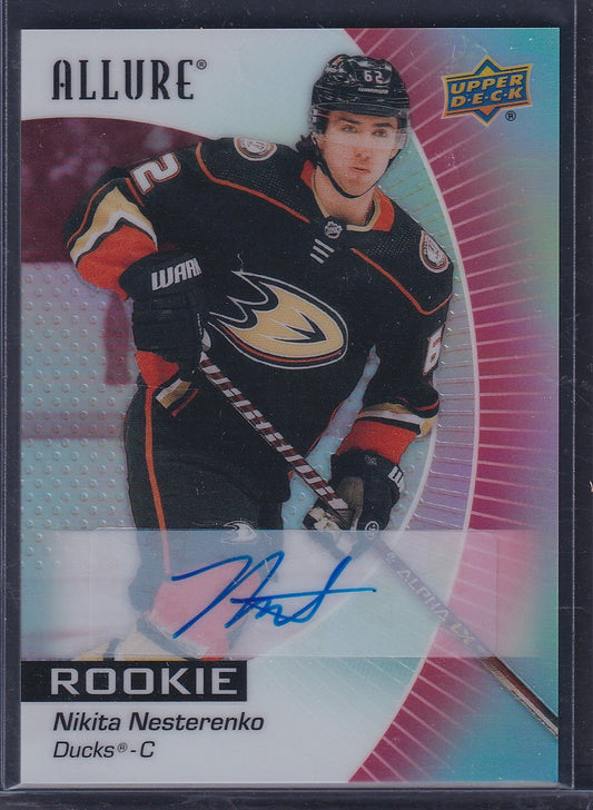 NIKITA NESTERENKO - 2023 Allure Rookie RED RAINBOW AUTO #113