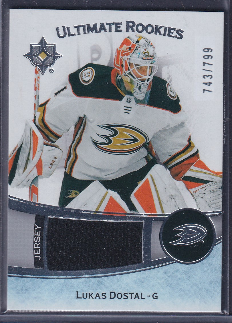 LUKAS DOSTAL - 2022 Upper Deck Ultimate Rookies Jersey Patch #144, /799