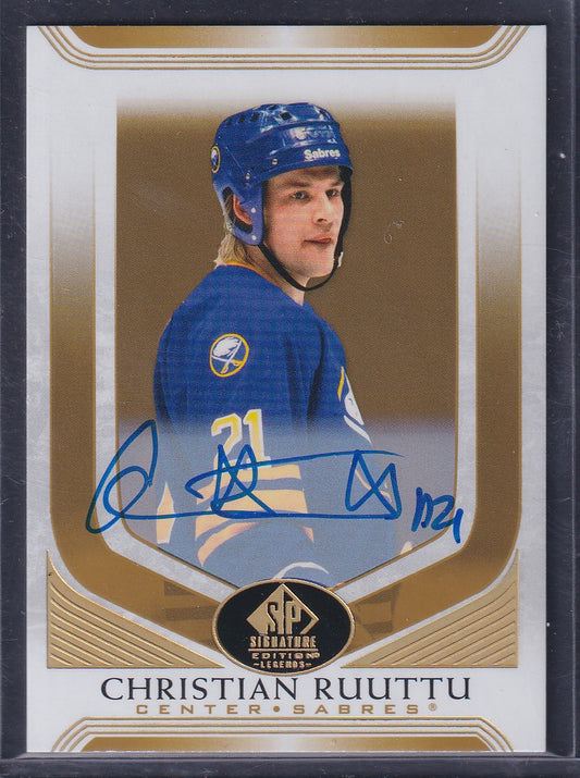 CHRISTIAN RUUTTU - 2020 SP Signature Legends Auto #76