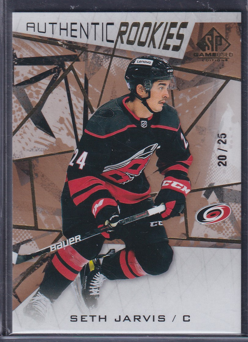 SETH JARVIS - 2021 SP Game Used Authentic Rookies #133, /25