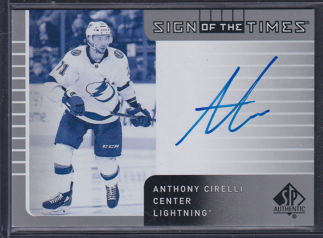 ANTHONY CIRELLI - 2021 SP Authentic Sign of the Times Auto #SOTT1-AC