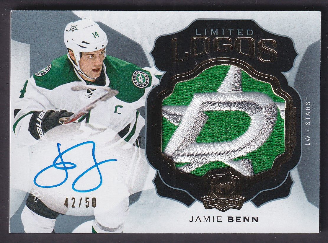 JAMIE BENN - 2016 Cup Limited Logos Auto Patch #LL-JB, /50