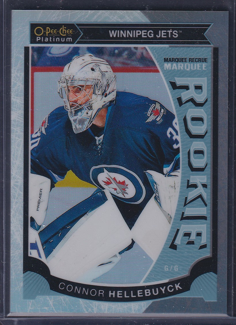 CONNOR HELLEBUYCK - 2015 O-Pee-Chee Rookie WHITE ICE #M36, /199