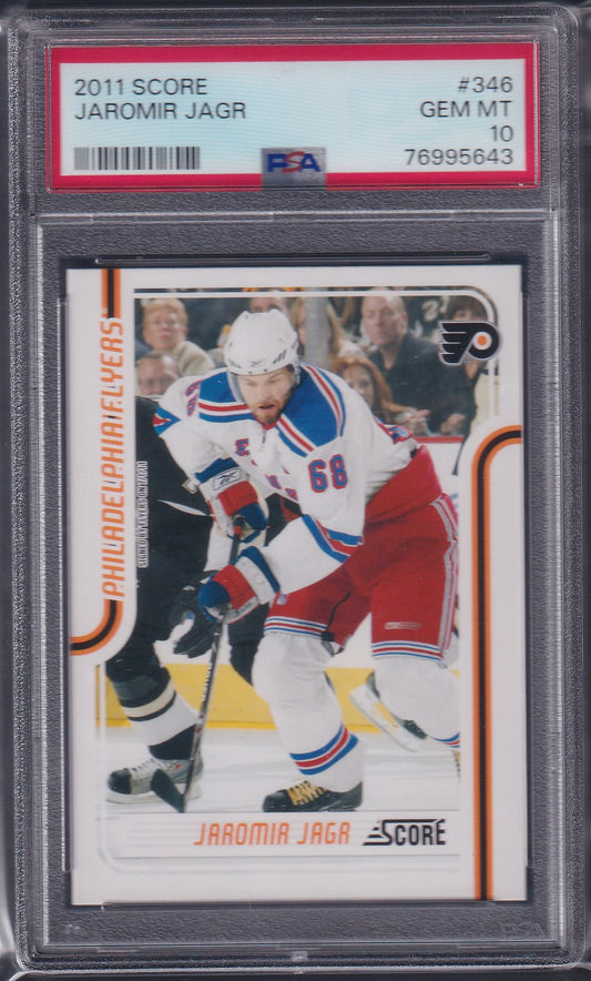 JAROMIR JAGR - 2011 Score #346, PSA 10