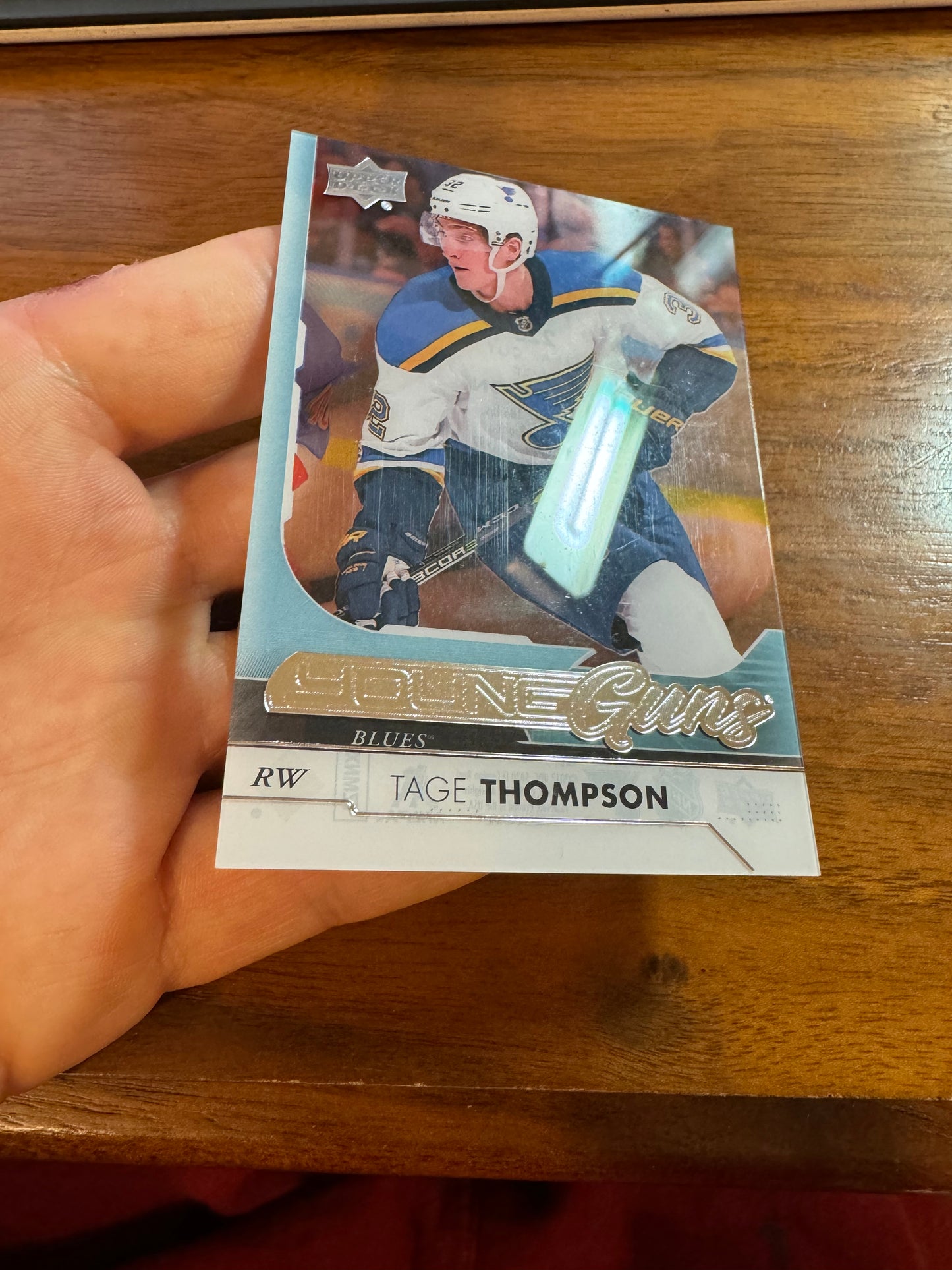 TAGE THOMPSON - 2017 Upper Deck Young Guns CLEAR CUT #228