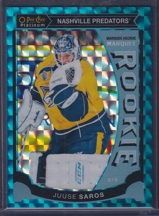 JUUSE SAROS - 2015 O-Pee-Chee Platinum Rookie BLUE CUBES #M27, /75