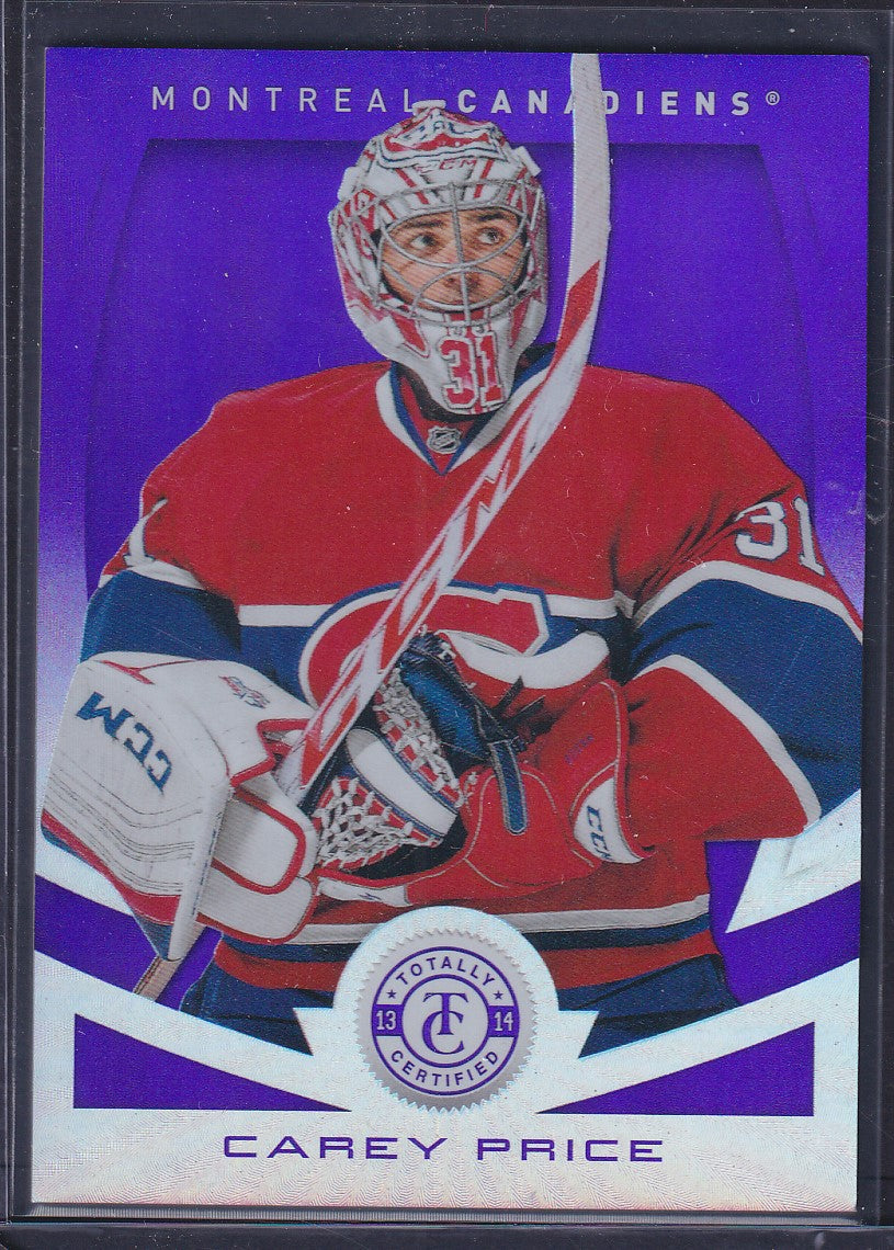 CAREY PRICE - 2013 Panini Totally Certified Rookie #18, /35