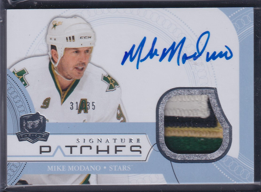 MIKE MODANO - 2011 Cup Signature Patches Auto #SP-MK, /35