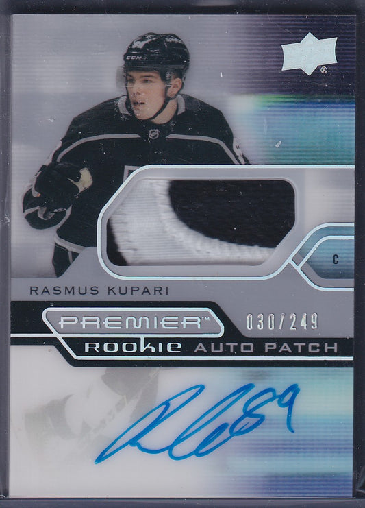 RASMUS KUPARI - 2021 Upper Deck Premier Rookie Auto Patch #AR-RK, /249