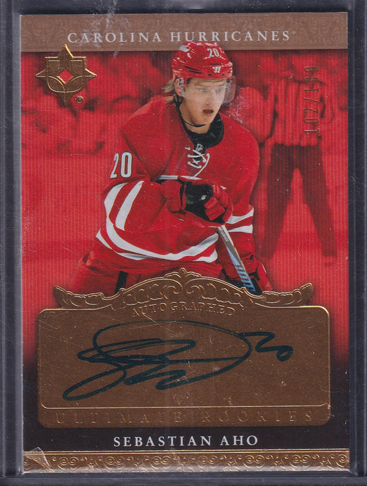 SEBASTIAN AHO - 2016 Ultimate Rookies Auto #RRA-SA, /199