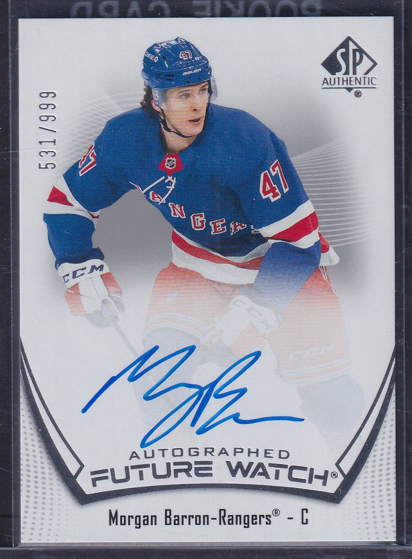 MORGAN BARRON - 2021 SP Authentic Future Watch Auto #115, /999