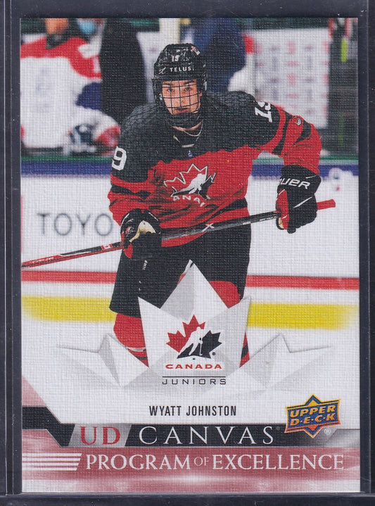 WYATT JOHNSTON - 2022 Upper Deck Program of Excellence Canvas #C264