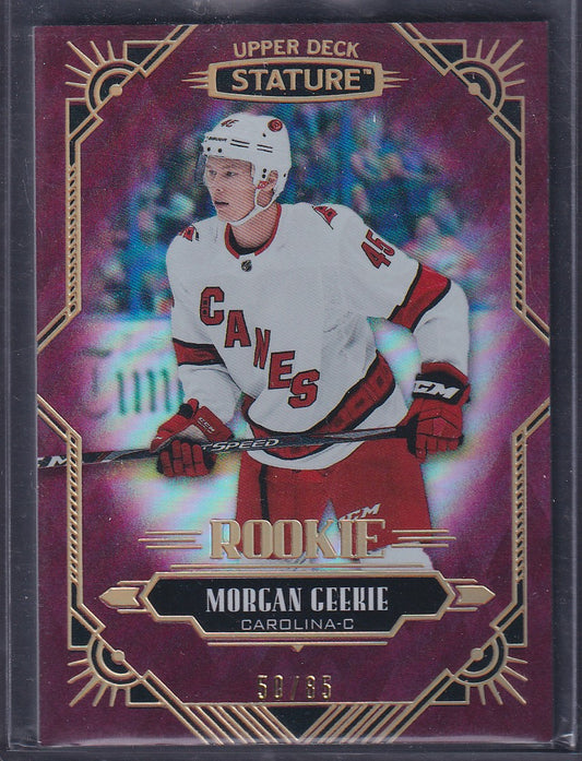 MORGAN GEEKIE - 2020 Upper Deck Stature Rookie #159, /85