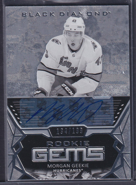 MORGAN GEEKIE - 2020 Upper Deck Black Diamond Rookie Gems Auto #RG-MG, /199