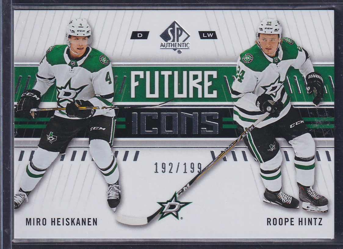 HEISKANEN / HINTZ - 2019 SP Authentic Future Icons #126, /199