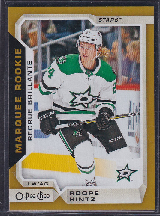 ROOPE HINTZ - 2018 O-Pee-Chee Marquee Rookie GOLD Border #630