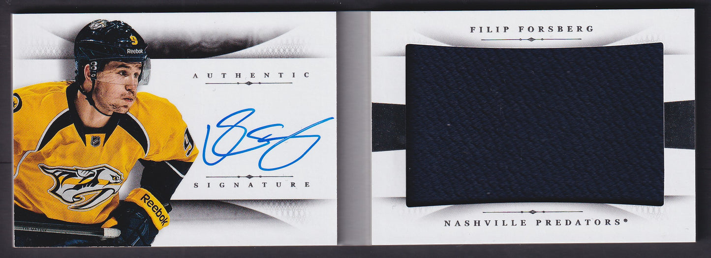 FILIP FORSBERG - 2013 Panini National Treasures Rookie Auto Patch Booklet /99