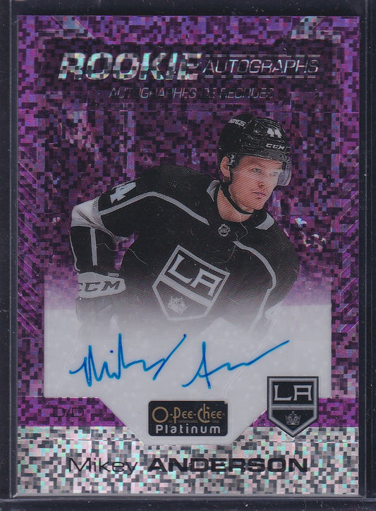 MIKEY ANDERSON - 2020 O-Pee-Chee Rookie Autographs VIOLET PIXELS #R-MA