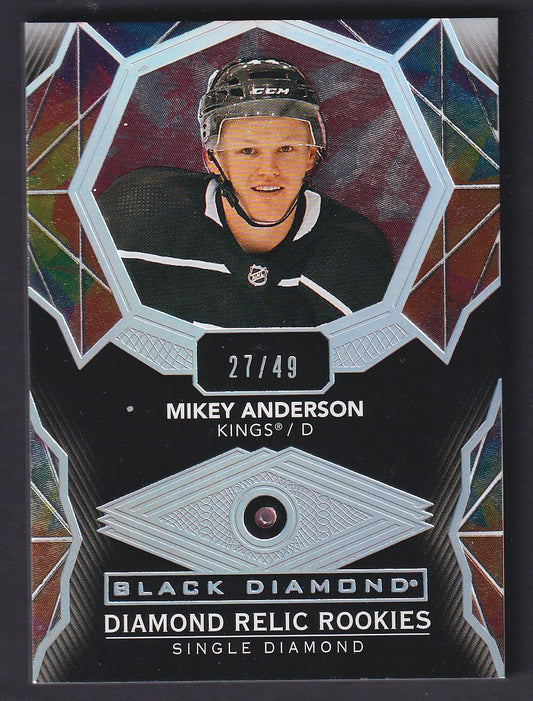 MIKEY ANDERSON - 2020 UD Black Diamond Relic Rookies #BDR-MA, /49