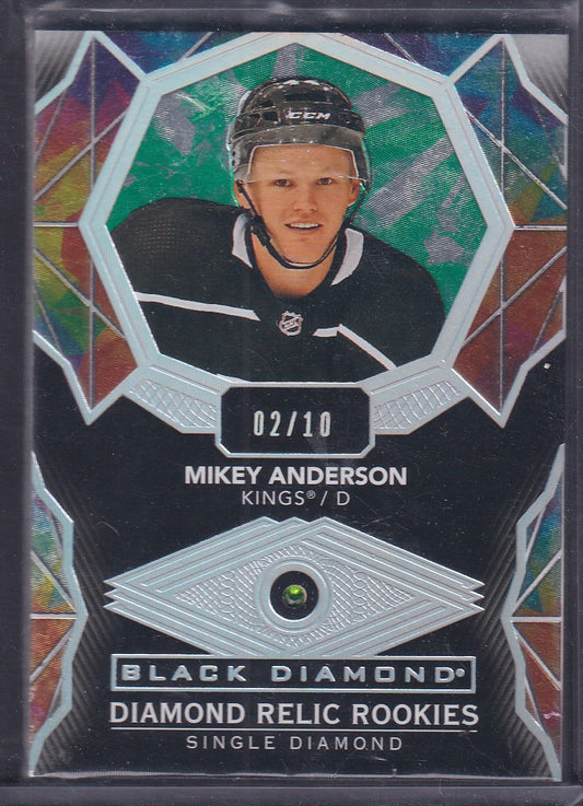 MIKEY ANDERSON - 2020 UD Black Diamond Relic Rookies #BDR-MA, /10