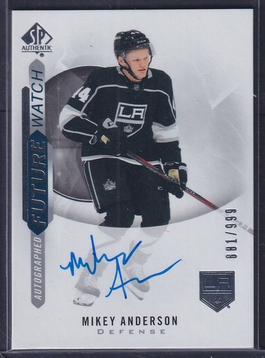 MIKEY ANDERSON - 2020 SP Authentic Future Watch Auto #194, /999