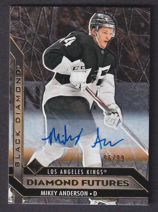 MIKEY ANDERSON - 2020 Upper Deck Black Diamond Futures Auto #BDF-MA, /99