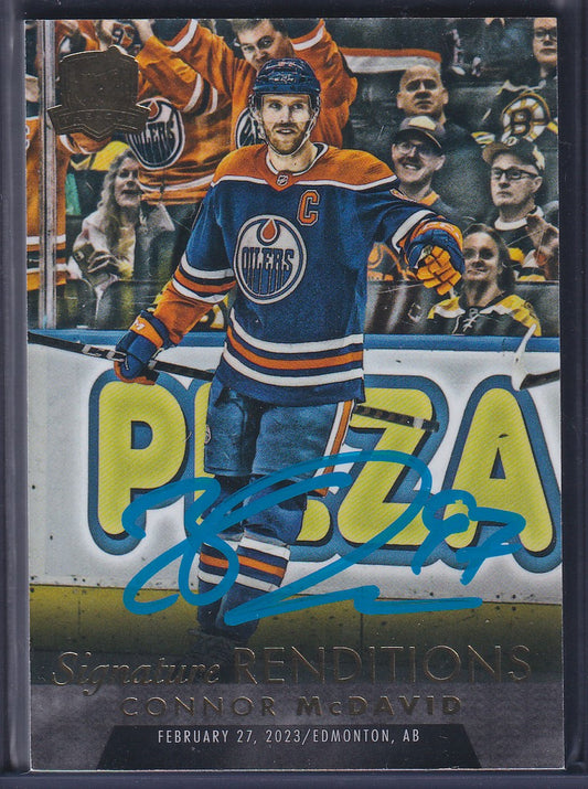 CONNOR MCDAVID - 2022 The Cup Signature Renditions Auto #SR-CM