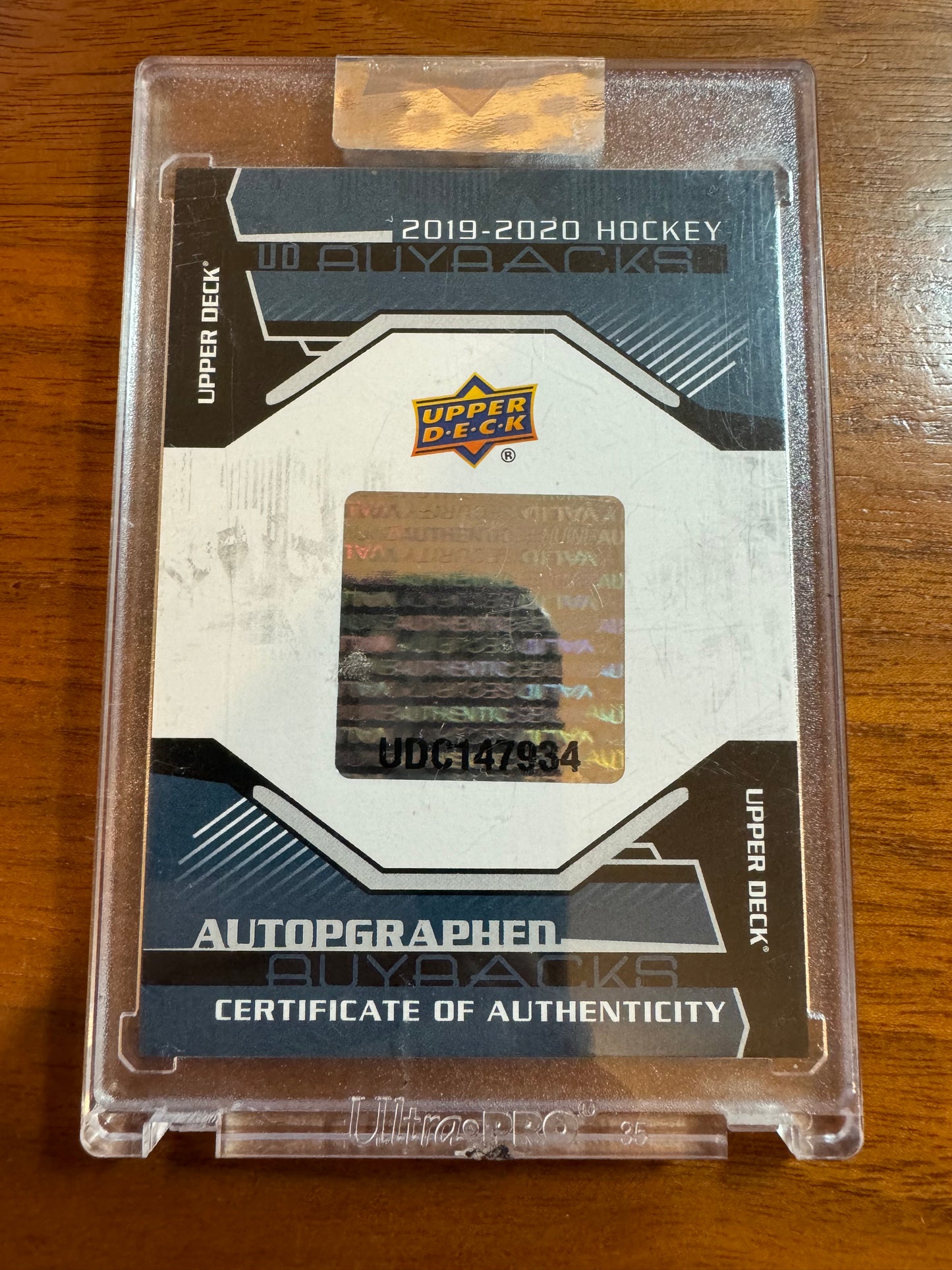 MARIO LEMIEUX - 2019 Upper Deck Vintage Buybacks Auto 1/1