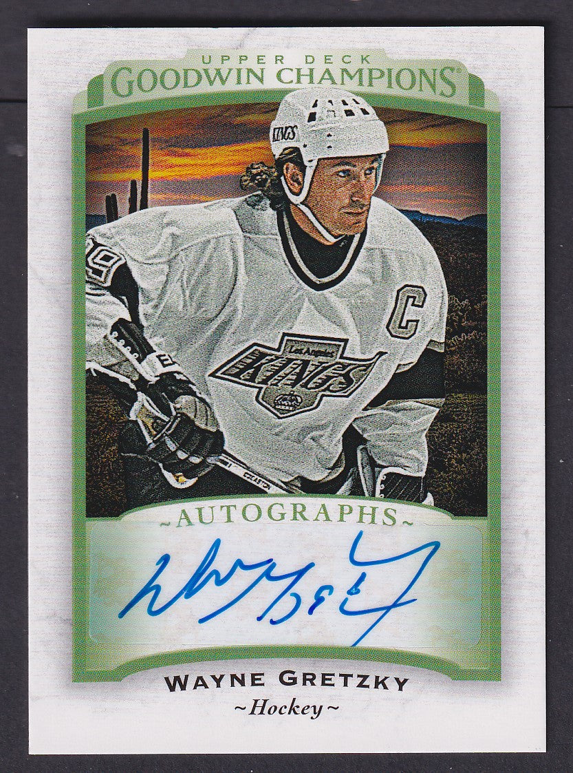 WAYNE GRETZKY - 2017 Upper Deck Goodwin Champions Auto #CDD-WG