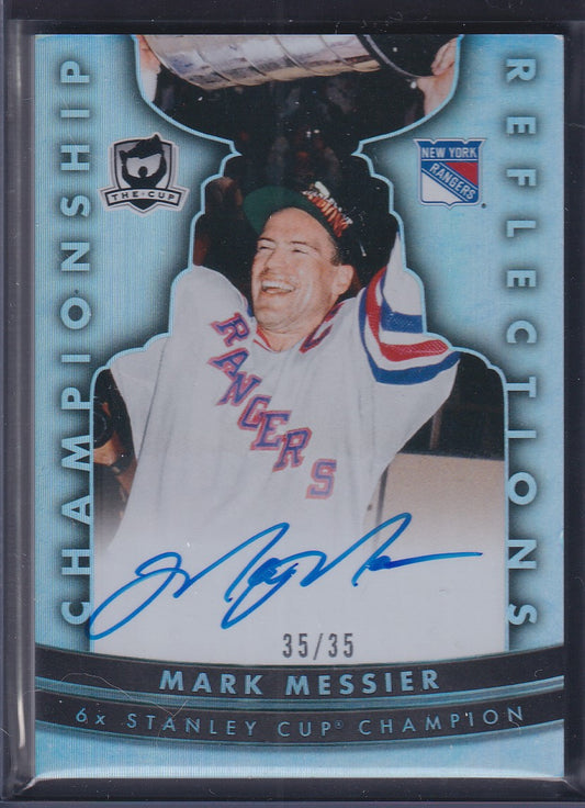 MARK MESSIER - 2022 The Cup Championship Reflections Auto #CR-MM, /35