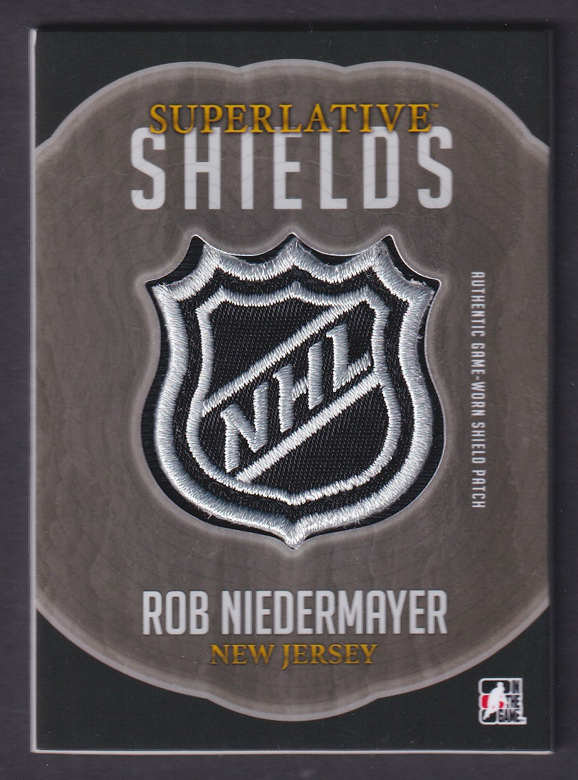 ROB NIEDERMAYER - 2015 ITG Leaf Superlative Shields #SS-RN, 1/1