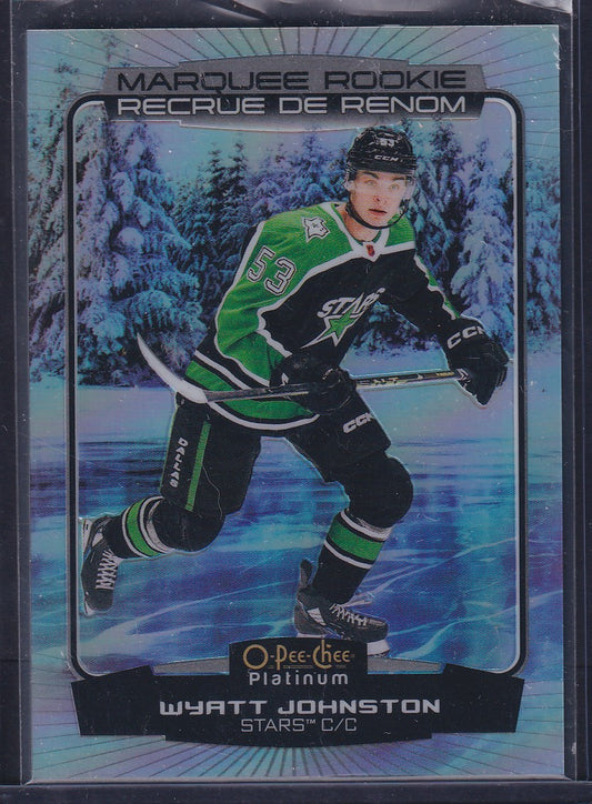 WYATT JOHNSTON - 2022 O-Pee-Chee Marquee Rookie POND Variation #294, SSP