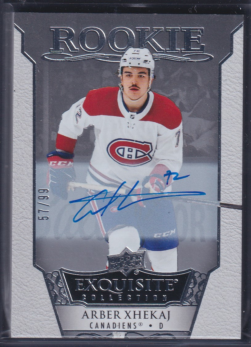 ARBER XHEKAJ - 2022 Upper Deck Exquisite Rookie Auto #ERS-AX, /99