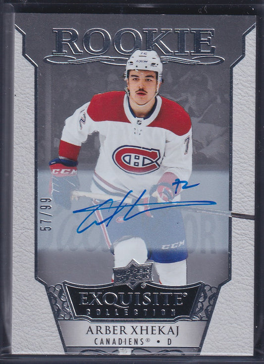 ARBER XHEKAJ - 2022 Upper Deck Exquisite Rookie Auto #ERS-AX, /99