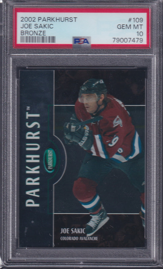 JOE SAKIC - 2002 Parkhurst BRONZE #109, PSA 10