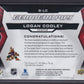 LOGAN COOLEY - 2023 Upper Deck Black Diamond Gemography Auto #G-CL, /15