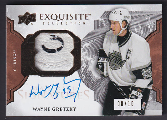 WAYNE GRETZKY - 2016 Upper Deck Exquisite Auto Glove Patch #EMS-WG, /10